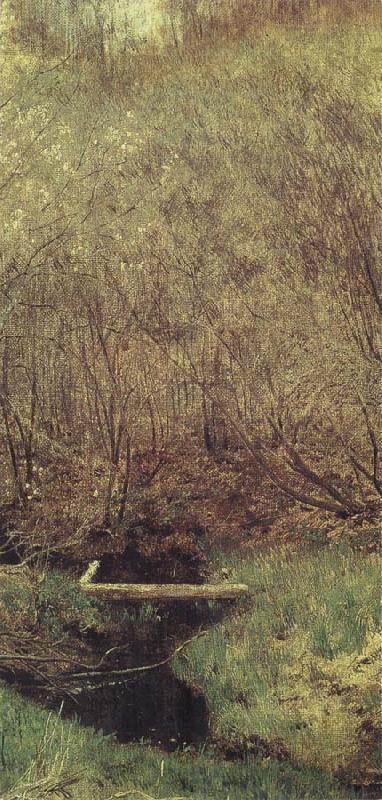 Isaac Levitan Spring in the Wood Sweden oil painting art